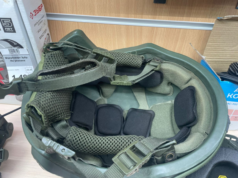 Шлем тактический + наушники  БР