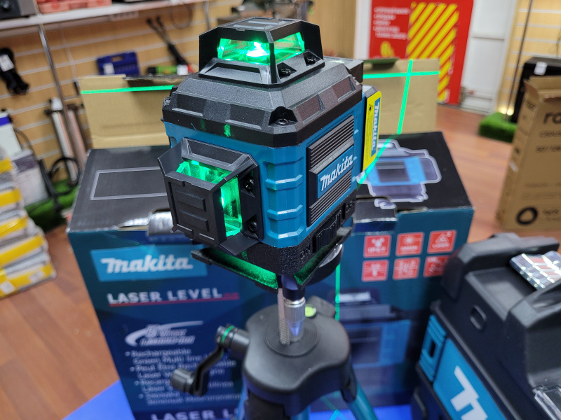 Лазерный уровень Makita 4d 16 line со ШТАТИВОМ