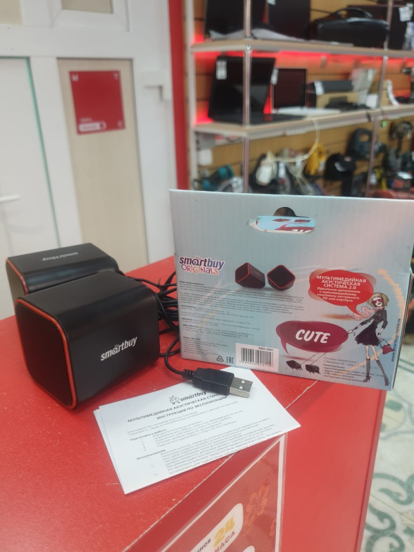 Колонки . Smartbuy Cute, 2*3Вт