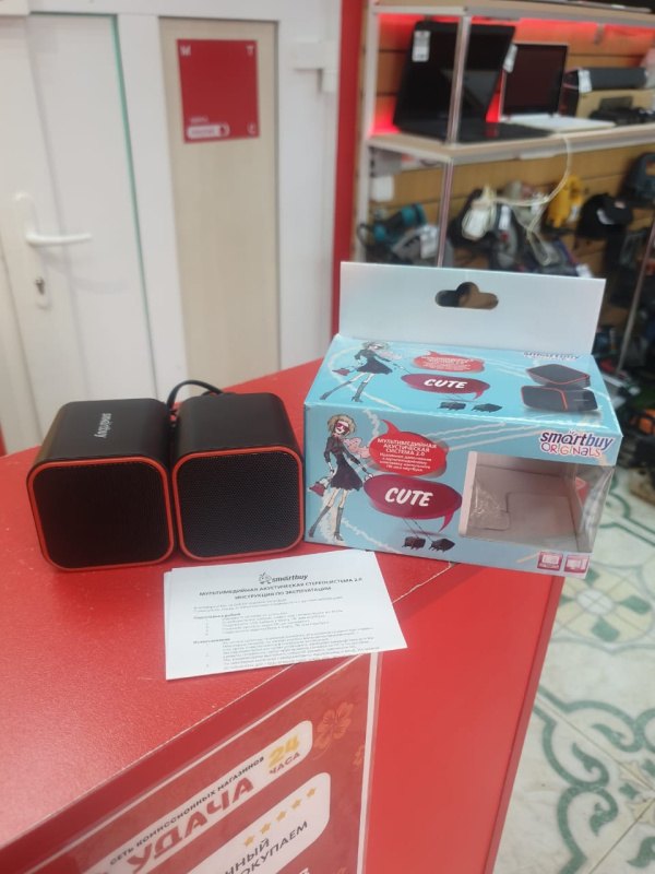 Колонки . Smartbuy Cute, 2*3Вт