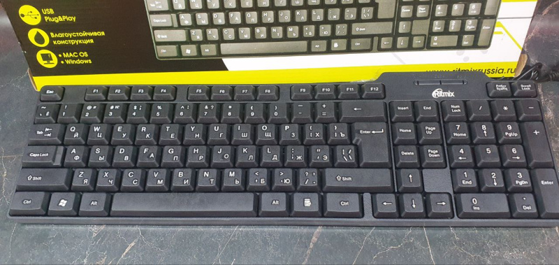 Устройства ввода Клавиатура Ritmix RKB-111