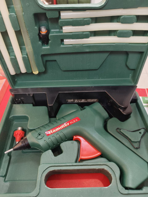 Клеевый пистолет Hammer Flex GN06