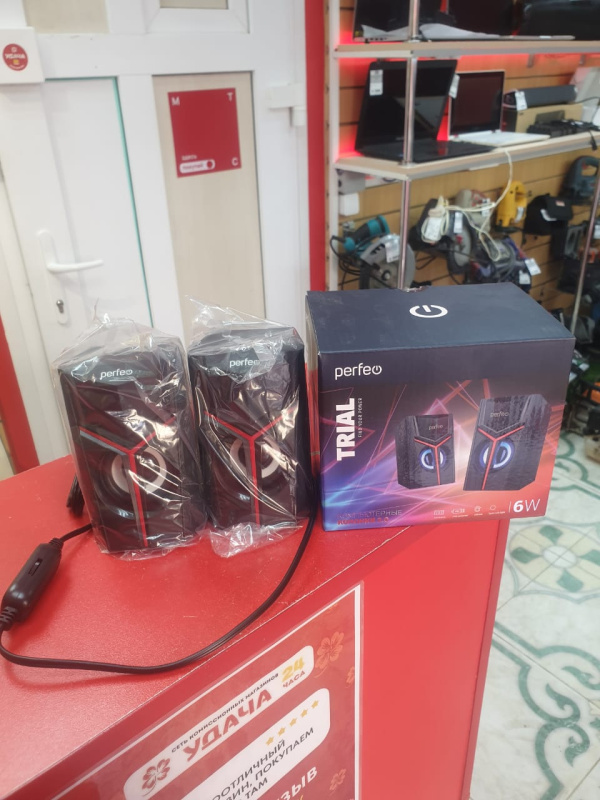 Колонки . Perfeo 'Trial', 2*3В