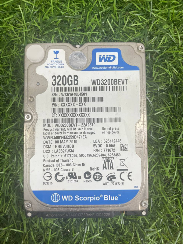 Жесткие диски WD Scorpion Blue 320GB