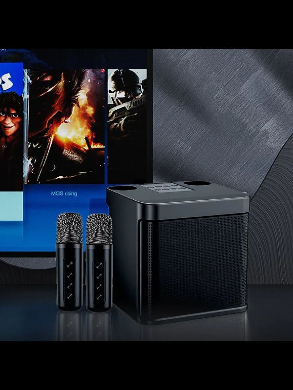 Колонки Караоке система с 2 микрофонами KD KD-203