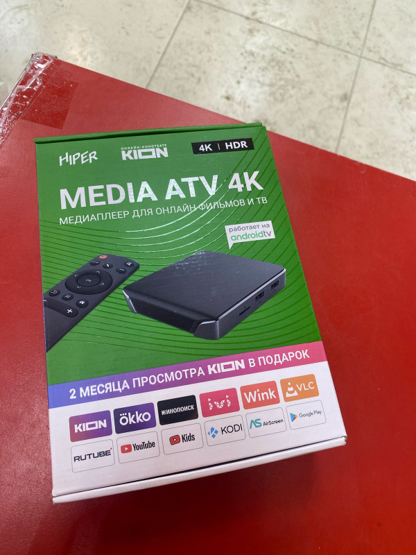 СМАРТ ПРИСТАВКА Hiper MEDIA ATV 4K