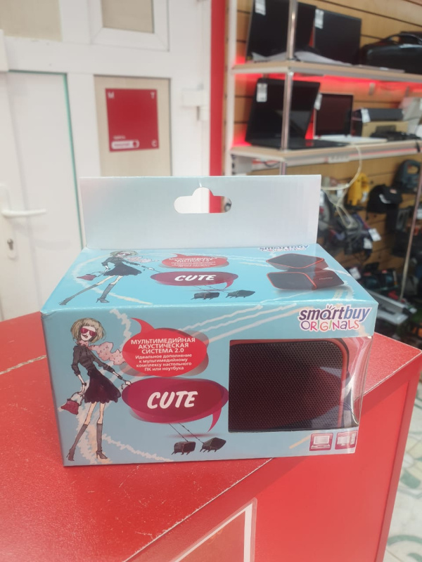Колонки . Smartbuy Cute, 2*3Вт