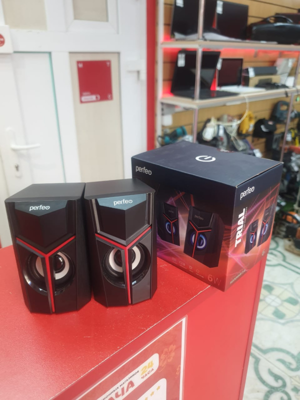 Колонки . Perfeo 'Trial', 2*3В